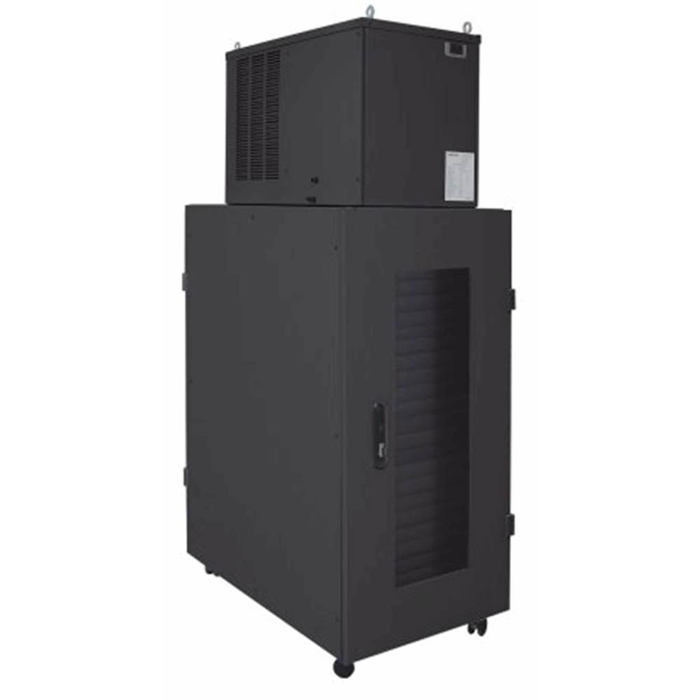 Micro Data Center Black, 1000 (L) x 600 (W) x 2550.35 (H) [mm]