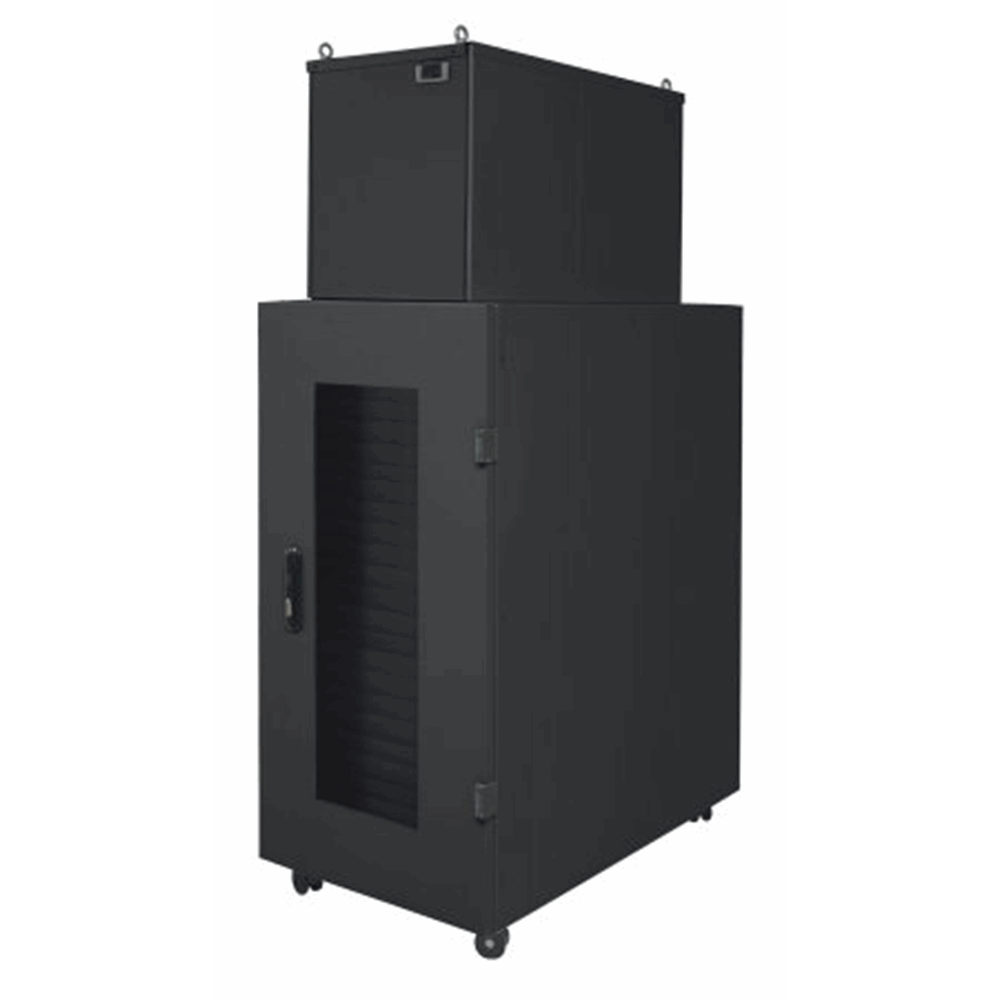 Micro Data Center Black, 1000 (L) x 600 (W) x 1651 (H) [mm]