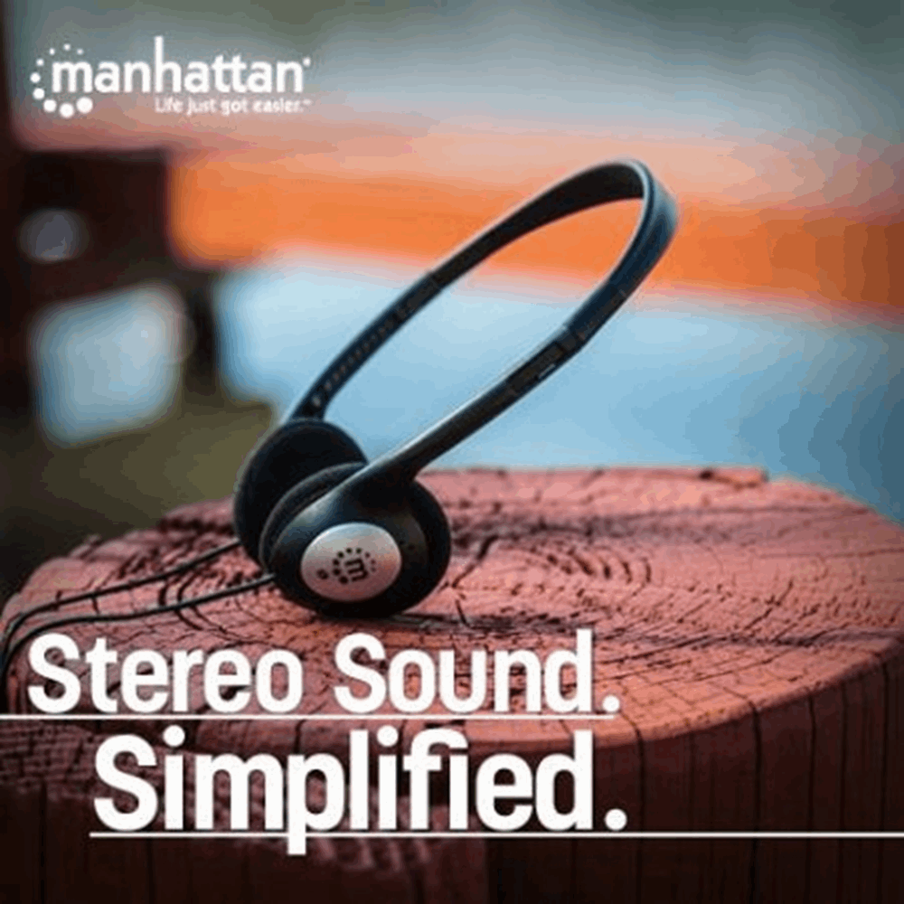 Stereo Headphones Black, 26 (L) x 115 (W) x 165 (H) [mm]