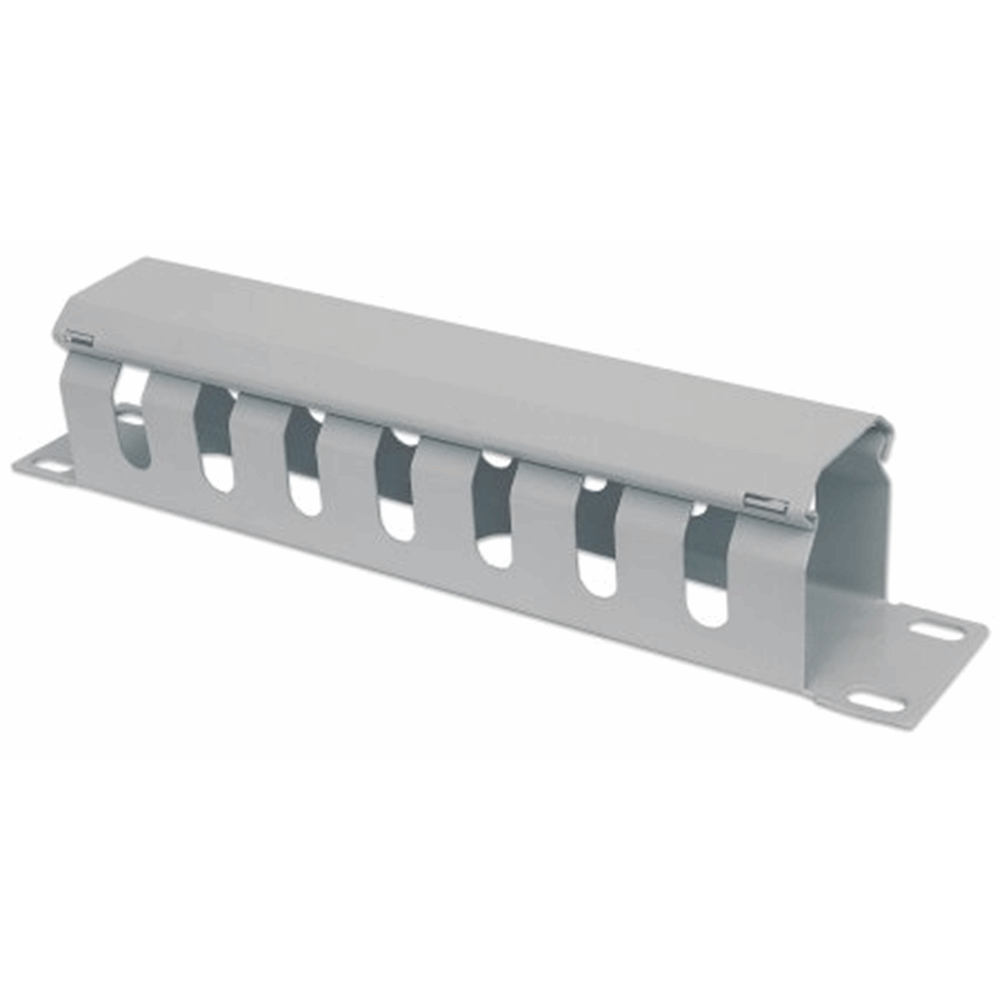 10" Cable Management Panel Gray, 51 (L) x 254.4 (W) x 44 (H) [mm]