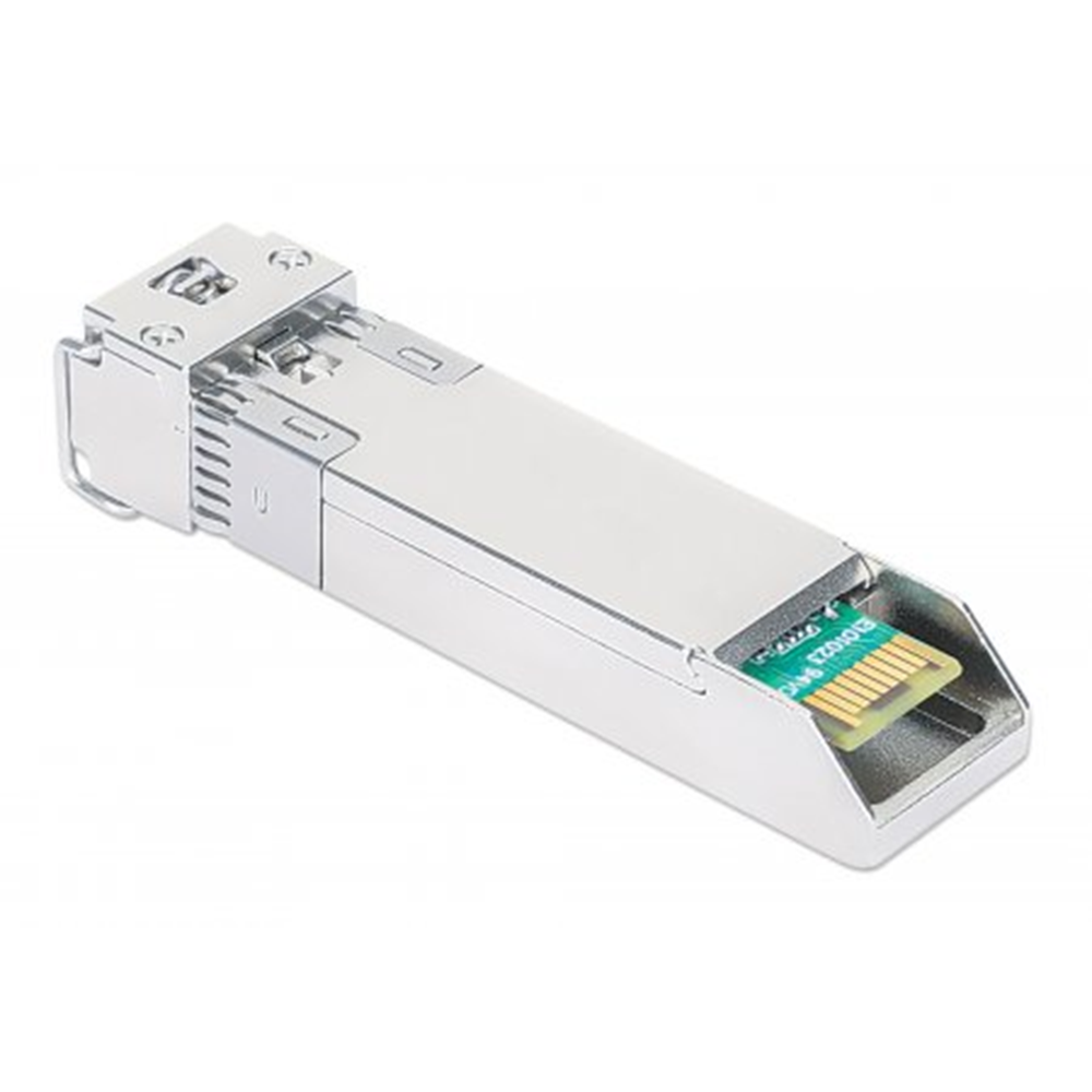 10 Gigabit Fiber SFP+ Optical Transceiver Module, 10GBase-LRM (LC) Multi-Mode Port, 220 m (720 ft.), MSA-compliant for Maximum Compatibility, Silver