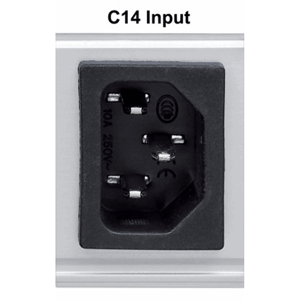 19" 1U Rackmount 8-Output C13 Power Distribution Unit (PDU)
