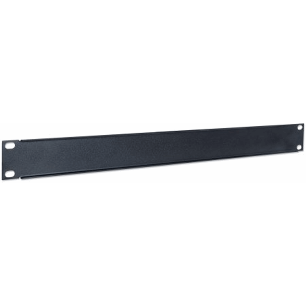 19" Blank Panel Black RAL9005, 9 (L) x 483 (W) x 44.5 (H) [mm]