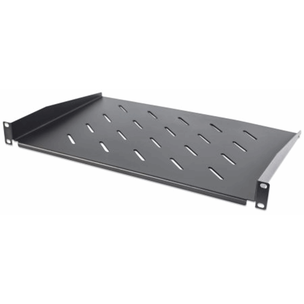 19" Cantilever Shelf, 1U, 300 mm (11.8 in.) Shelf Depth, Vented, Black