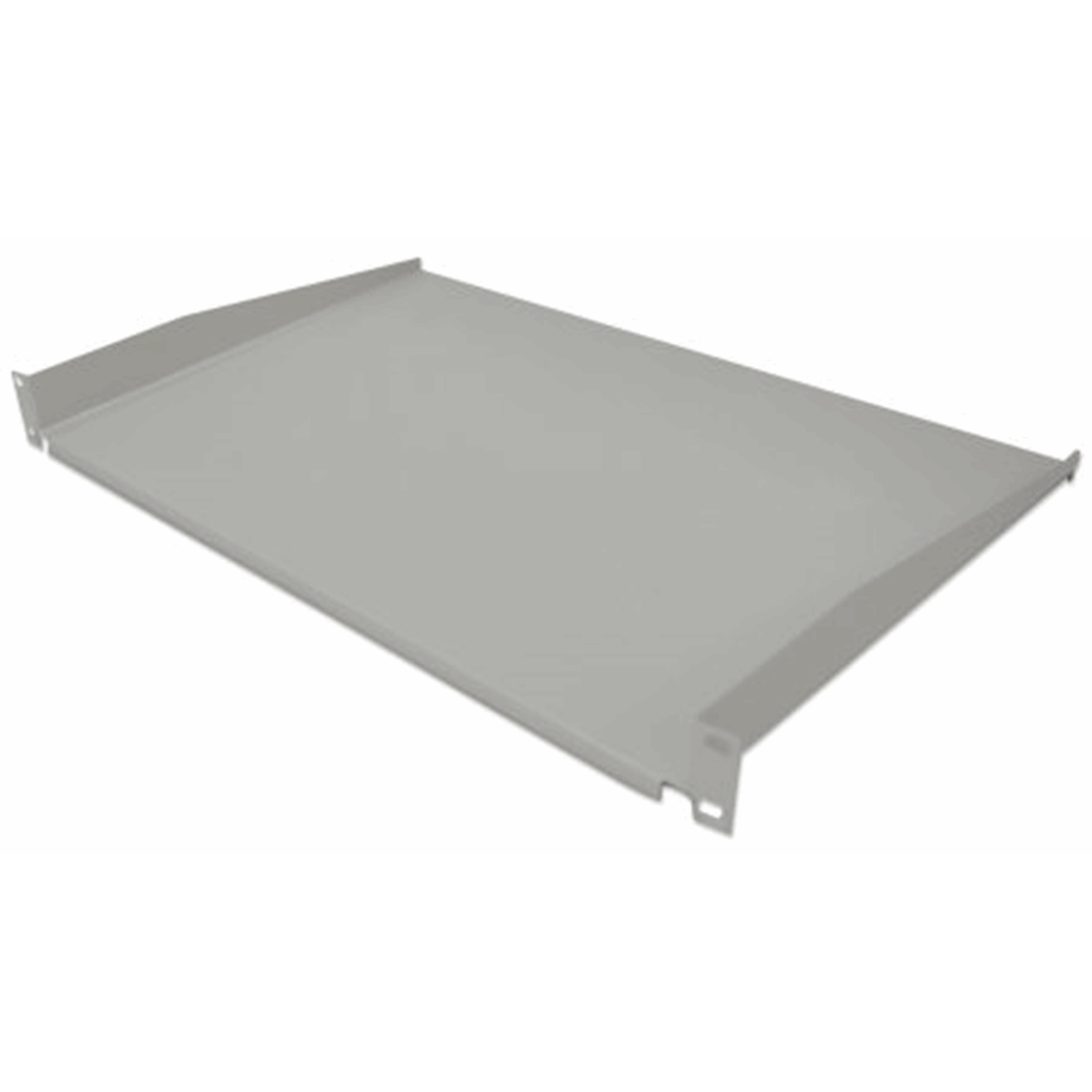 19" Cantilever Shelf, 1U, 300 mm (11.8 in.) Shelf, Non-Vented, Gray