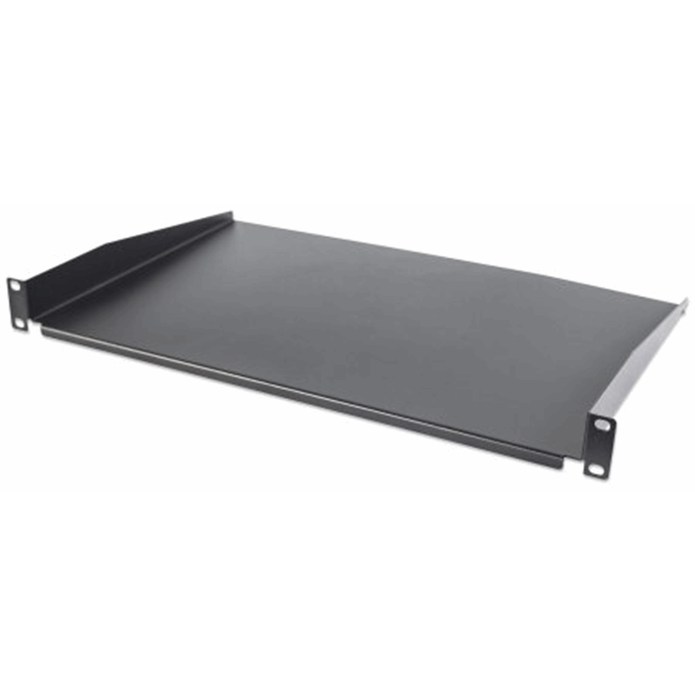 19" Cantilever Shelf, 1U, 350 mm (13.8 in.) Shelf Depth, Non-Vented, Black