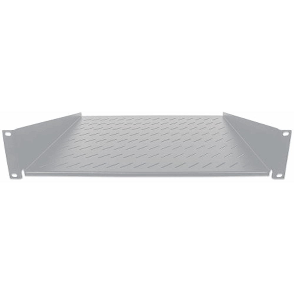 19" Cantilever Shelf Grey RAL7035, 250 (L) x 483 (W) x 88 (H) [mm]