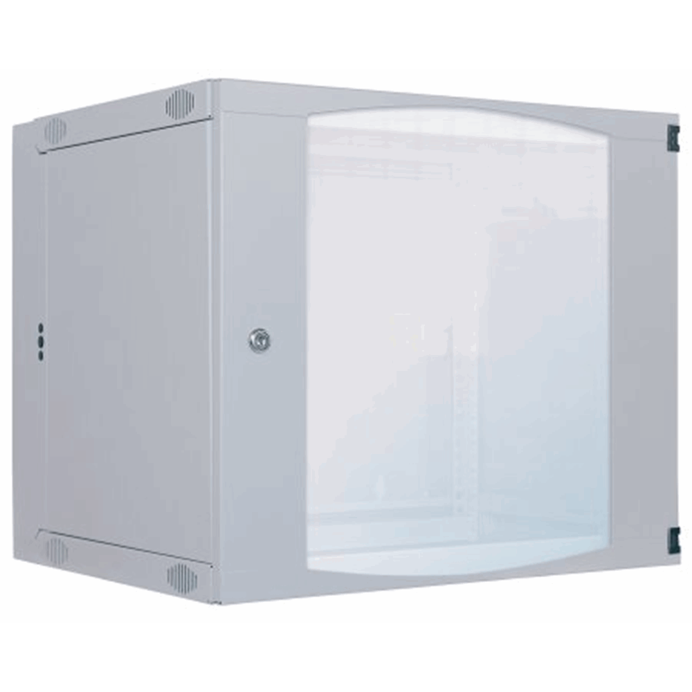 19" Double Section Wallmount Cabinet  Gray, 600 (D) x 540 (W) x 327 (H) [mm]