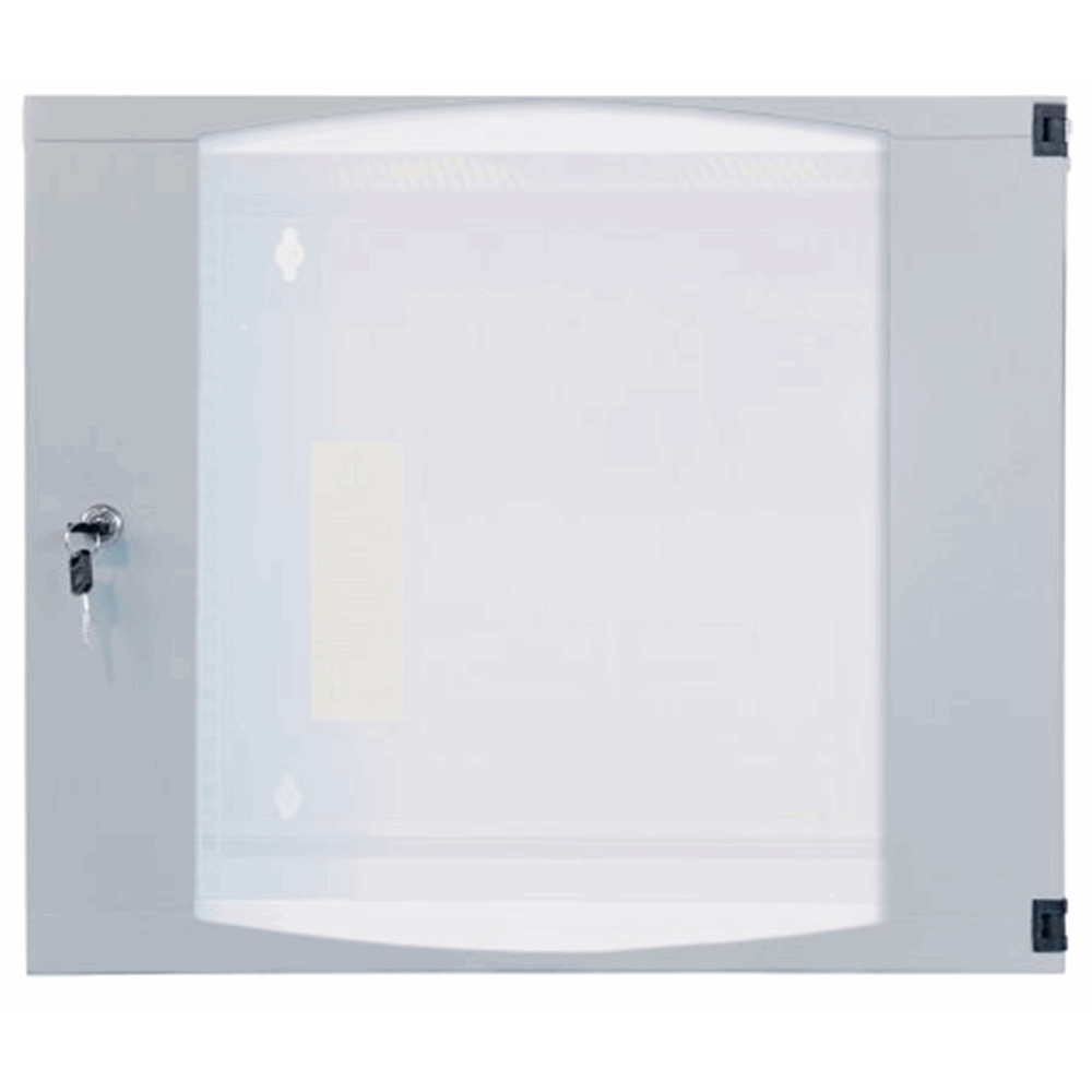 19" Double Section Wallmount Cabinet  Gray, 600 (D) x 540 (W) x 460 (H) [mm]