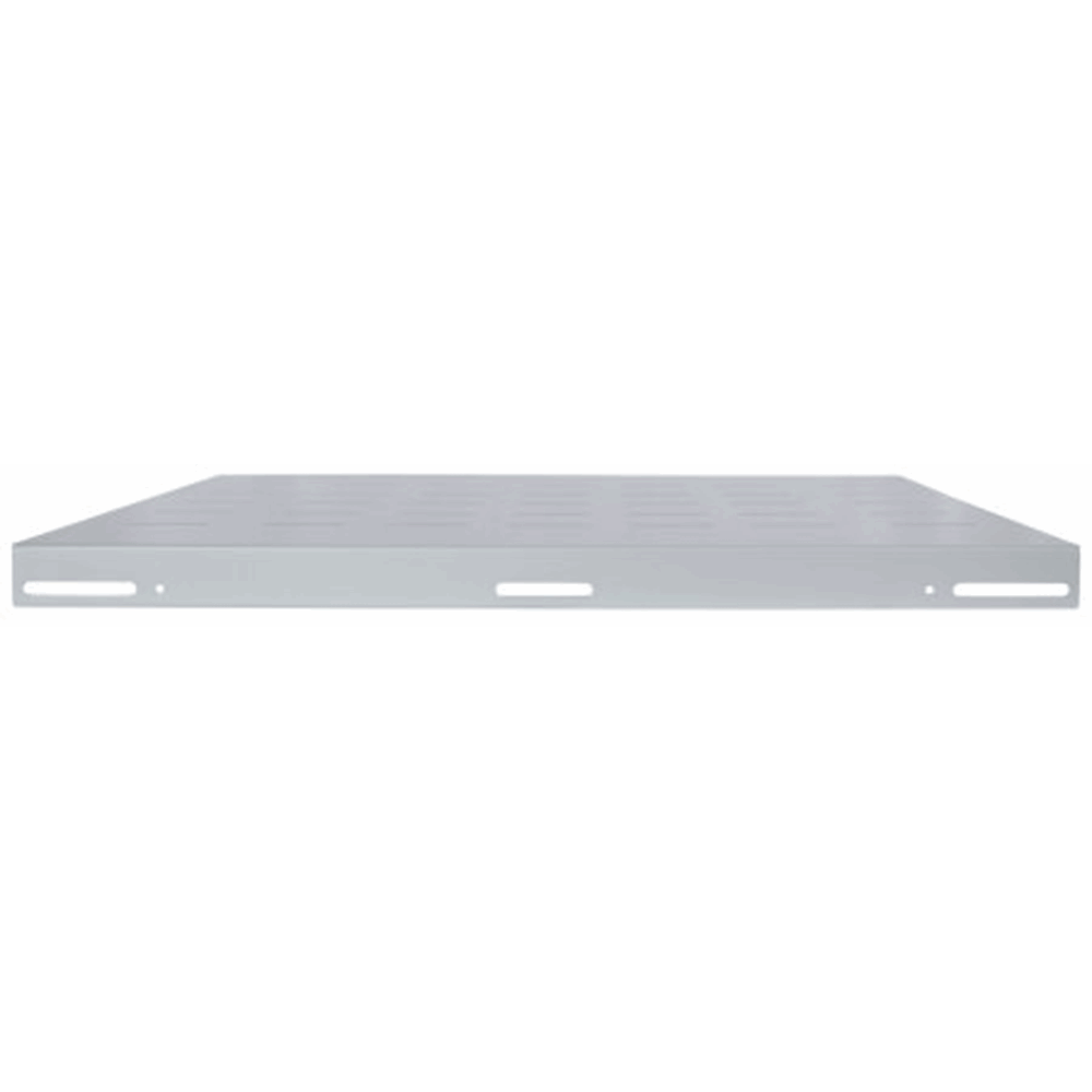 19" Fixed Shelf, 1U, 345 mm Depth, Gray