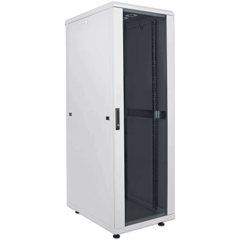 19" Network Cabinet, 22U, IP20-rated housing, Assembled, Gray