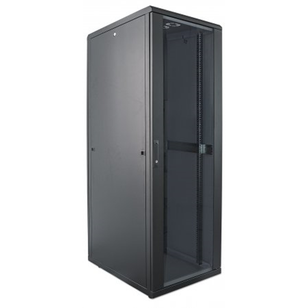19" Network Cabinet, 32U, 800 (D) x 800 (W) x 1588 (H) mm, IP20-rated housing, Assembled, Black