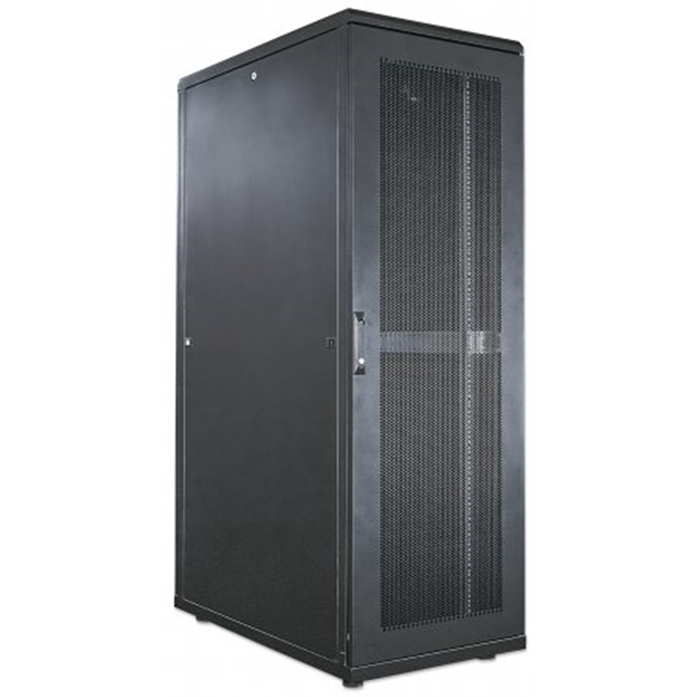 19" Server Cabinet, 26U, 1000 (D) x 600 (W) x 1322 (H) mm, IP20-rated housing, Assembled, Black