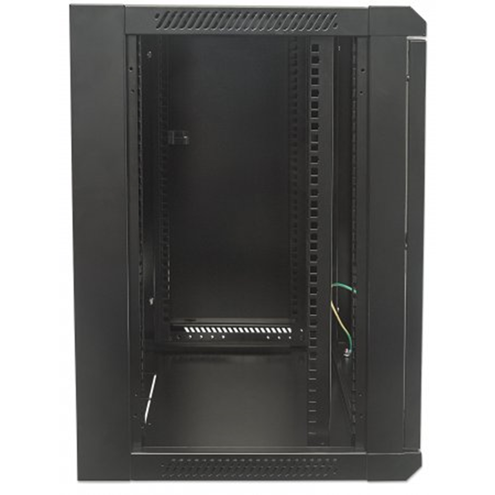 19" Wallmount Cabinet Black RAL9005, 635 x 570 x 450 (mm)
