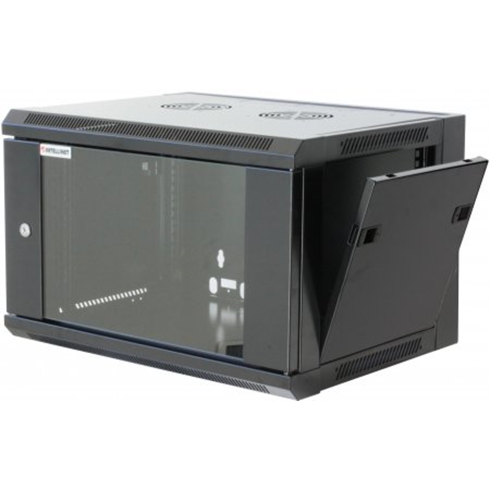 19" Wallmount Cabinet Black RAL9005, 635 x 600 x 600 (mm)