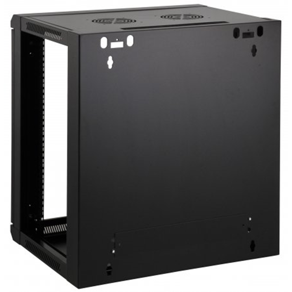 19" Wallmount Cabinet Black RAL9005, 770 x 570 x 600 (mm)