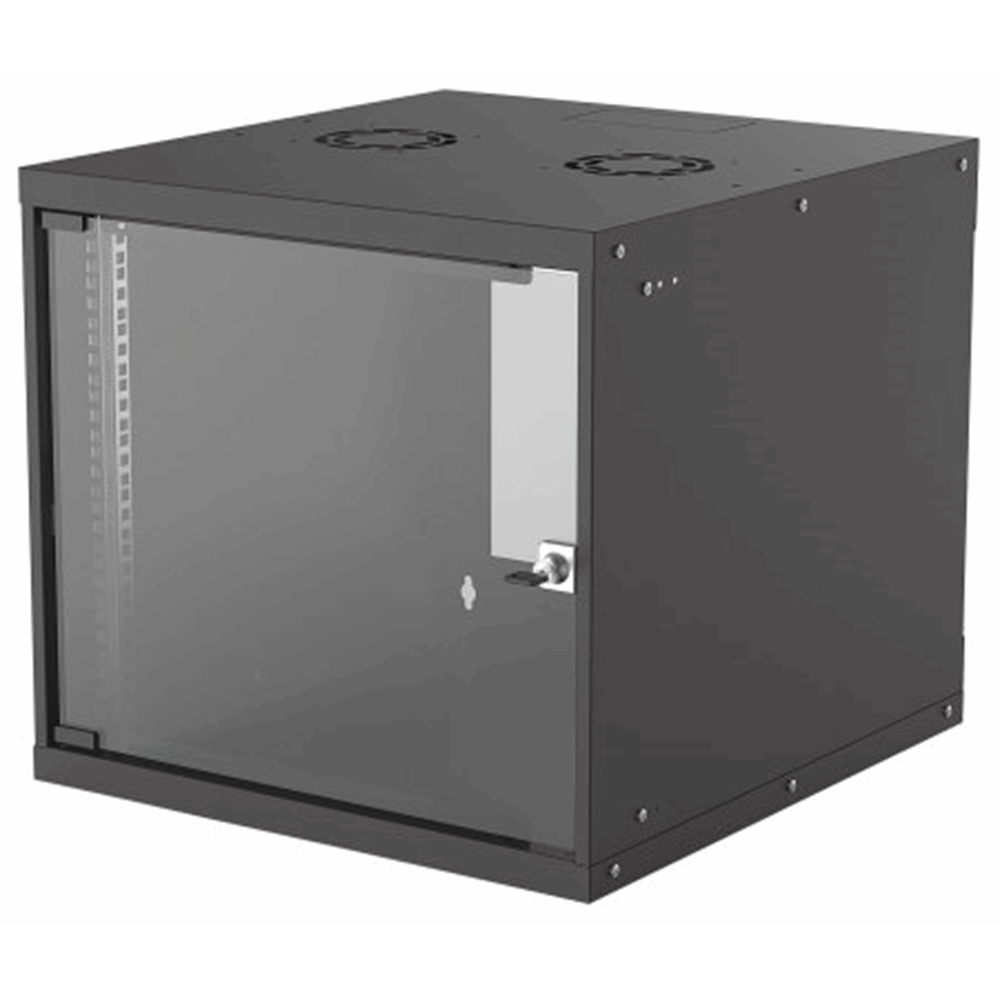 19" Basic Wallmount Cabinet Black, 560 (L) x 540 (W) x 487 (H) [mm]