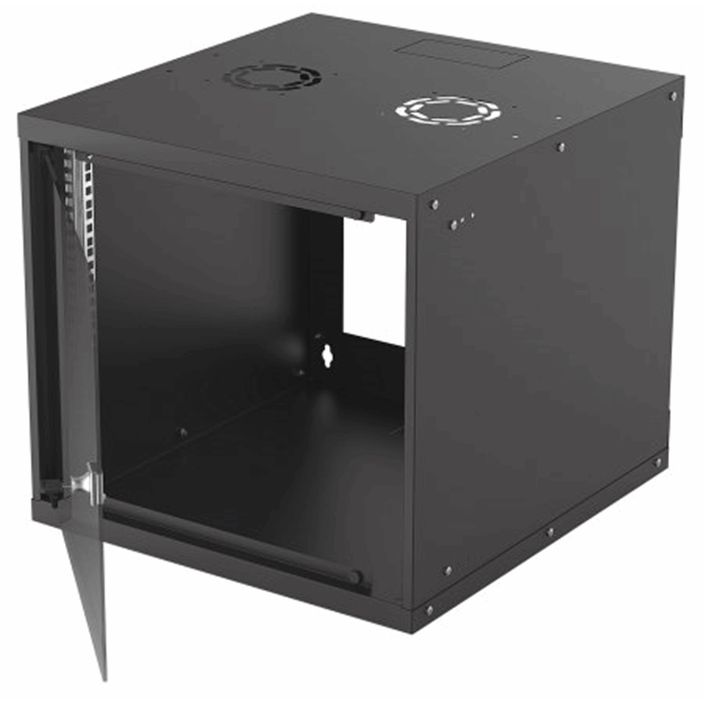 19" Basic Wallmount Cabinet Black, 560 (L) x 540 (W) x 487 (H) [mm]