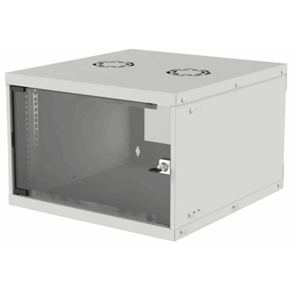 19" Basic Wallmount Cabinet Gray, 400 (L) x 540 (W) x 353 (H) [mm]