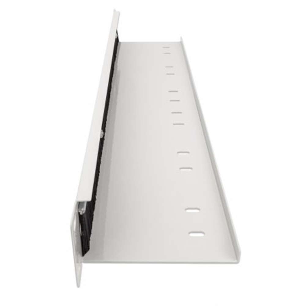 19" Cable Entry Panel with Cable Tray 2-Pack Gray RAL7035