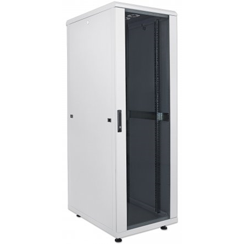 19" Network Cabinet, 42U, 800 (D) x 800 (W) x 2033 (H) mm, IP20-rated housing, Assembled, Gray