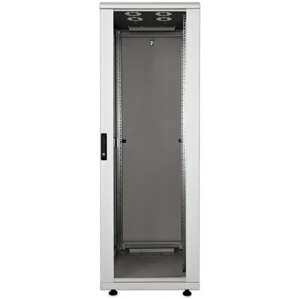 19" Network Cabinet, 42U, IP20-rated housing, Assembled, Gray