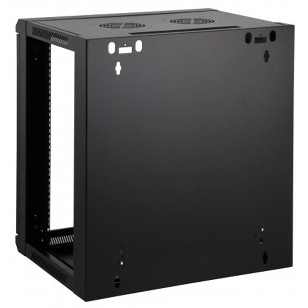 19" Wallmount Cabinet Black RAL9005, 770 x 600 x 600 (mm)