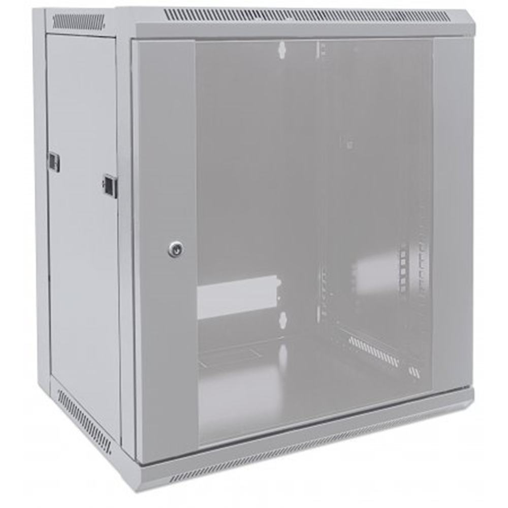 19" Wallmount Cabinet Gray RAL7035, 500 x 570 x 450 (mm)