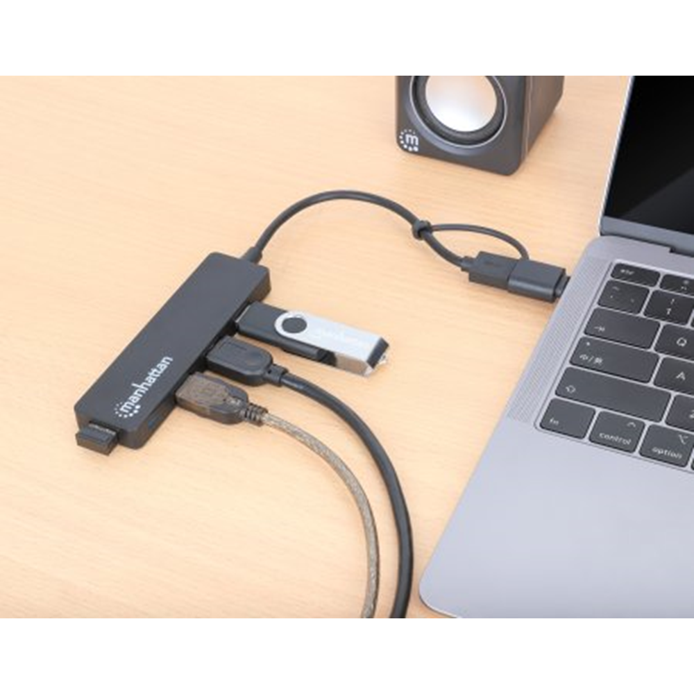 4-Port USB 3.0 Type-C / Type-A Combo Hub