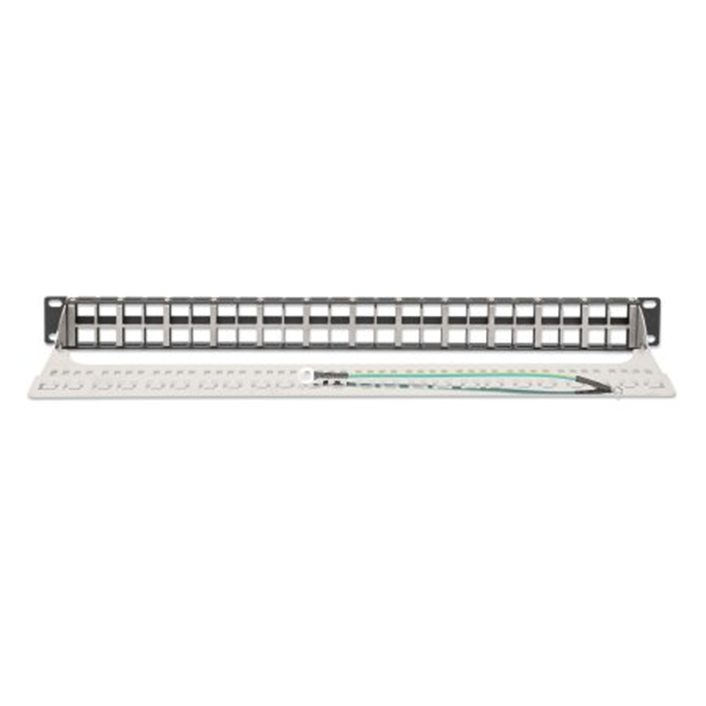 48-Port Shielded Blank Patch Panel, 1U