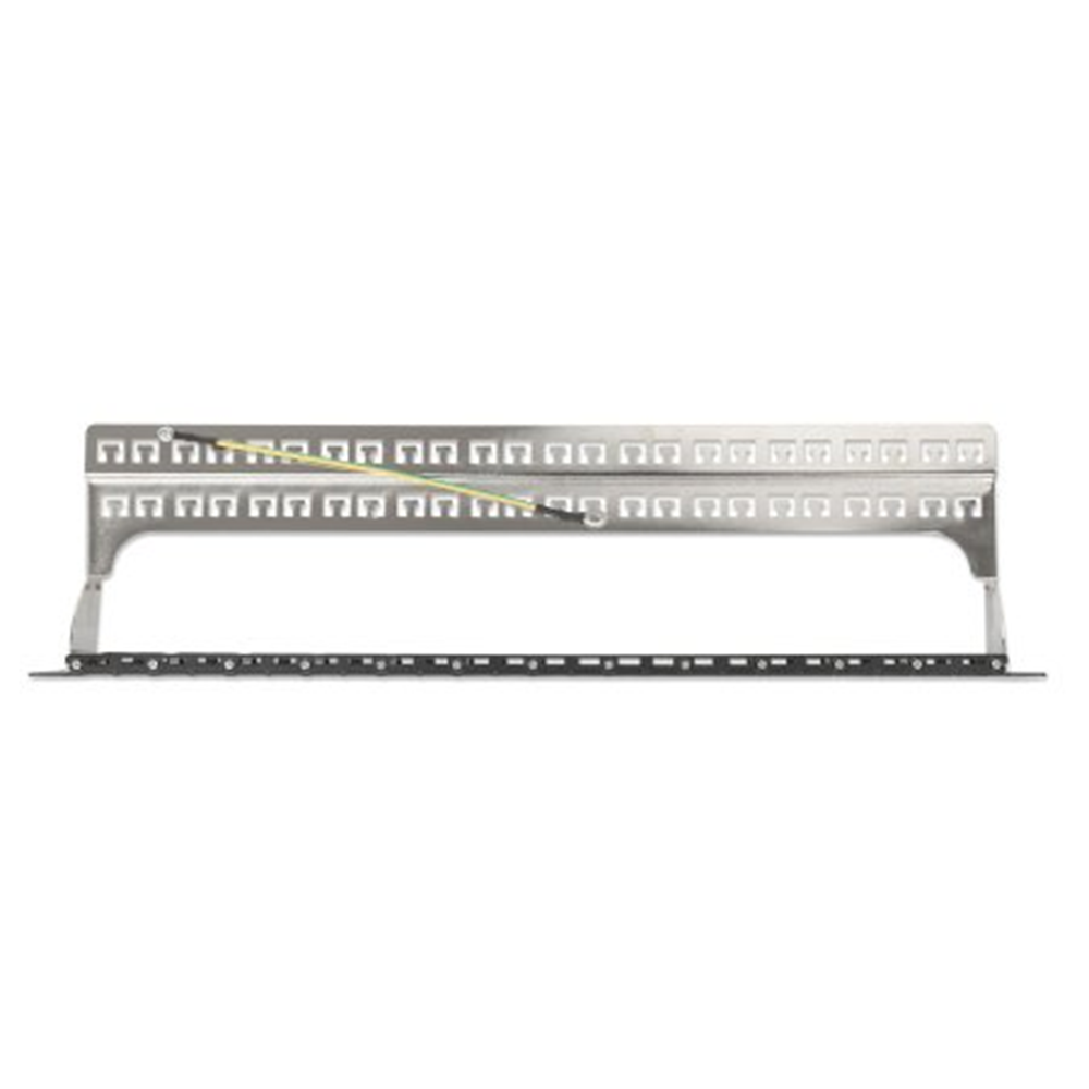 48-Port Shielded Blank Patch Panel, 1U