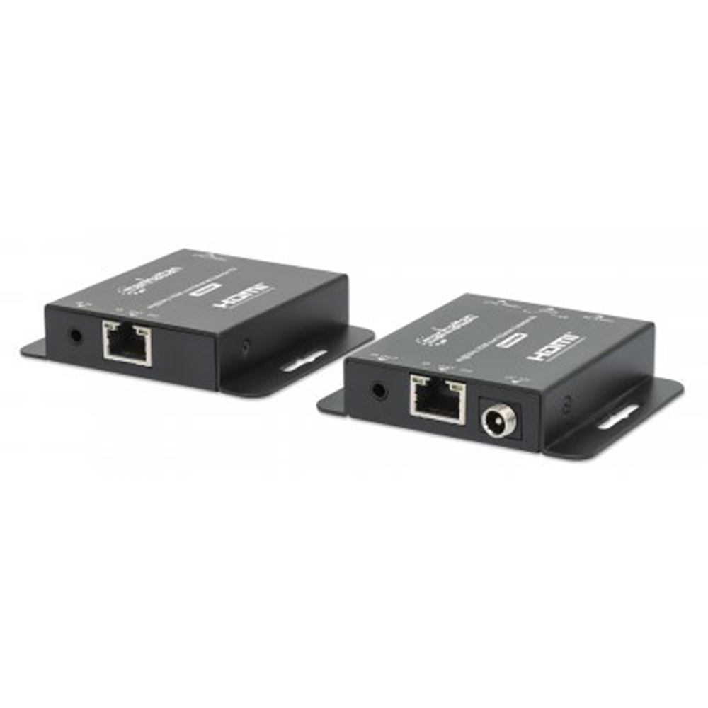 4K@30Hz HDMI over Ethernet Extender Kit Black, 80 (L) x 69 (W) x 17 (H) [mm]