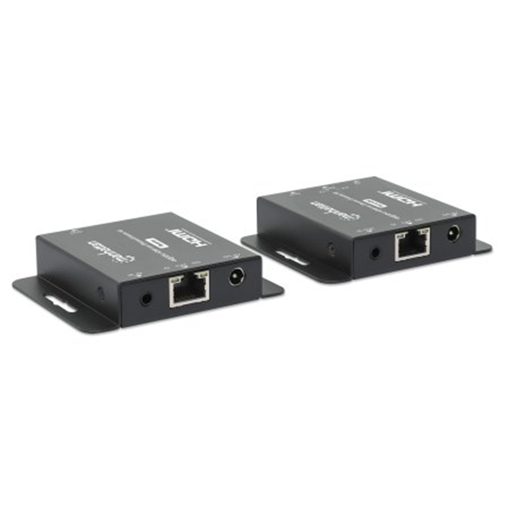 4K@30Hz HDMI over Ethernet Extender Kit Black, 80 (L) x 69 (W) x 17 (H) [mm]