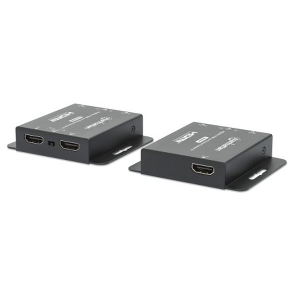 4K@30Hz HDMI over Ethernet Extender Kit Black, 80 (L) x 69 (W) x 17 (H) [mm]