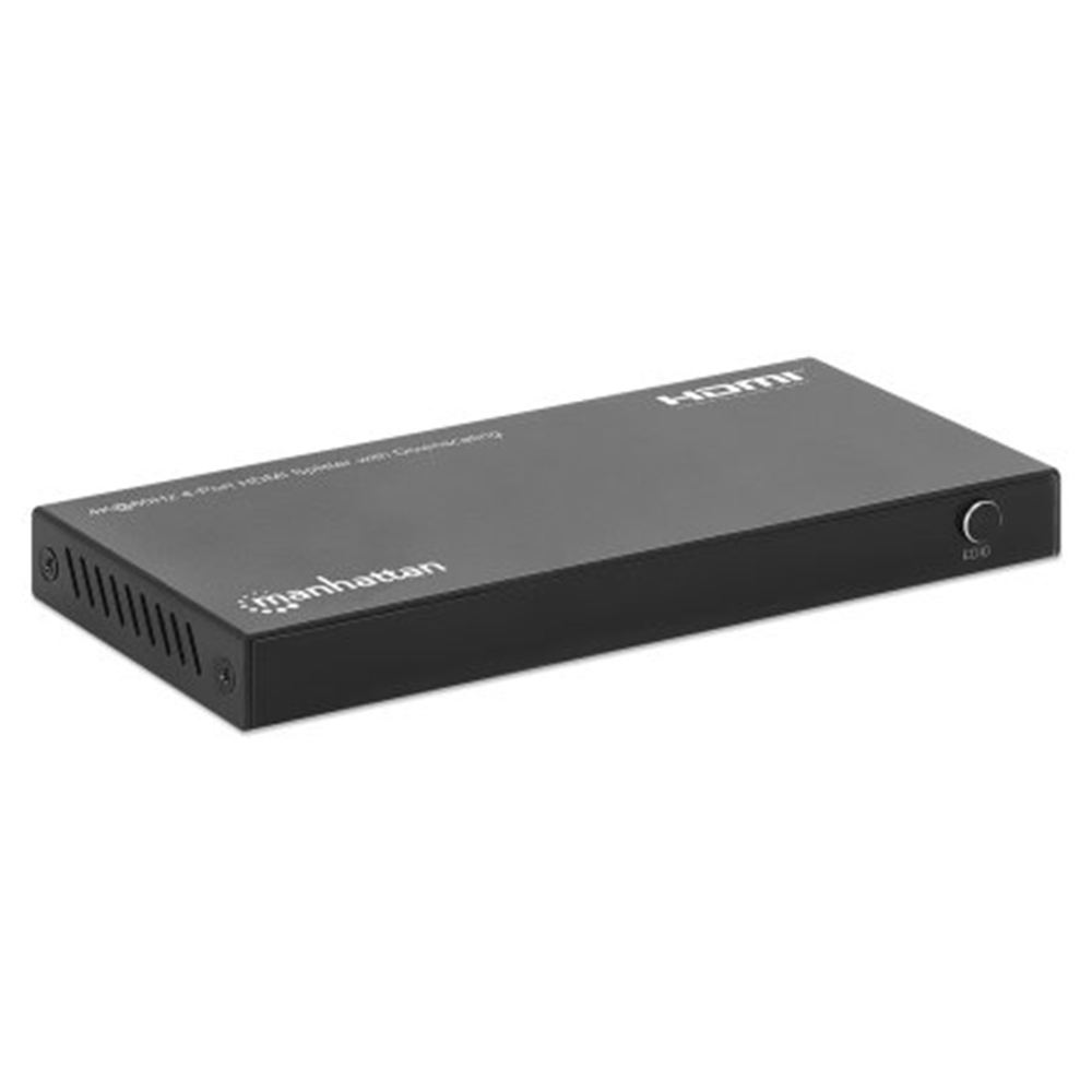 4K@60Hz 4-Port HDMI Splitter with Downscaling