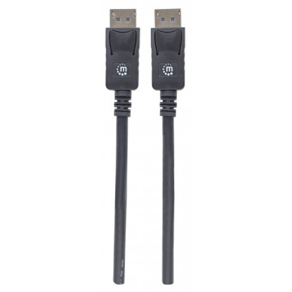 4K@60Hz DisplayPort Monitor Cable Black, 1 m