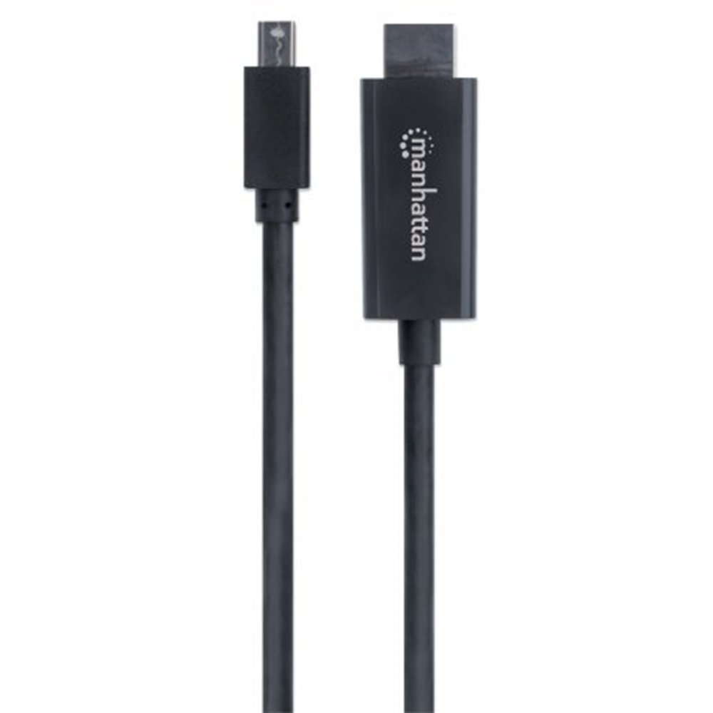 4K@60Hz Mini DisplayPort to HDMI Cable Black, 1800 (L) x 20 (W) x 10 (H) [mm]