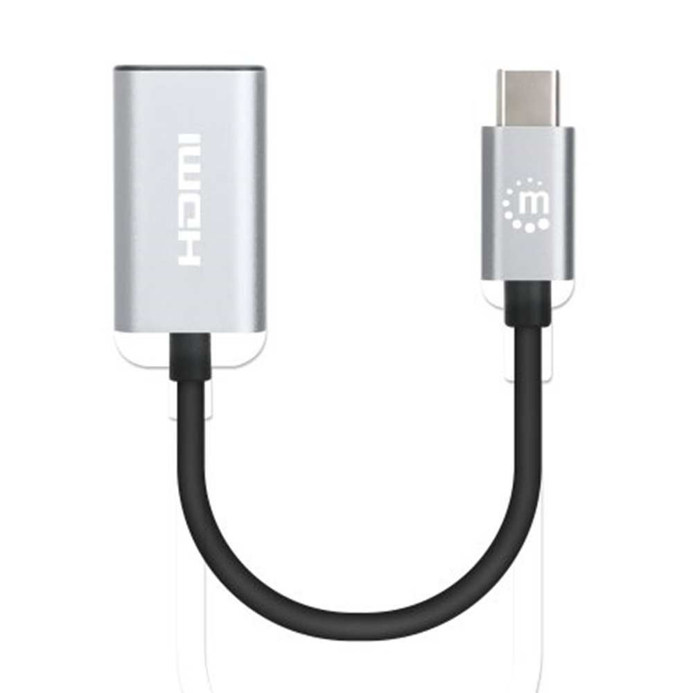 4K@60Hz USB-C to HDMI Adapter Space Gray