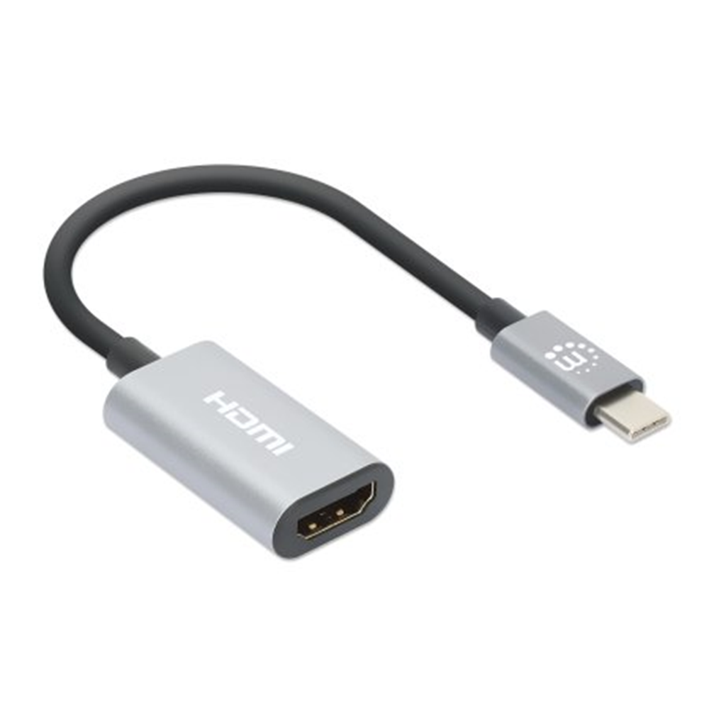 4K@60Hz USB-C to HDMI Adapter Space Gray