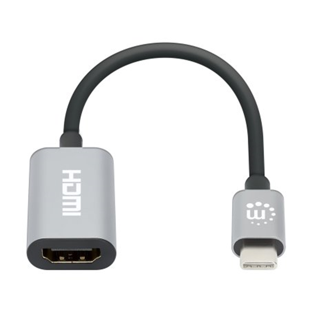 4K@60Hz USB-C to HDMI Adapter Space Gray