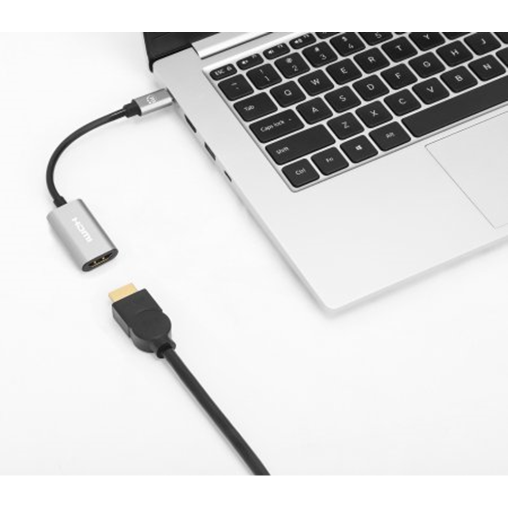 4K@60Hz USB-C to HDMI Adapter Space Gray