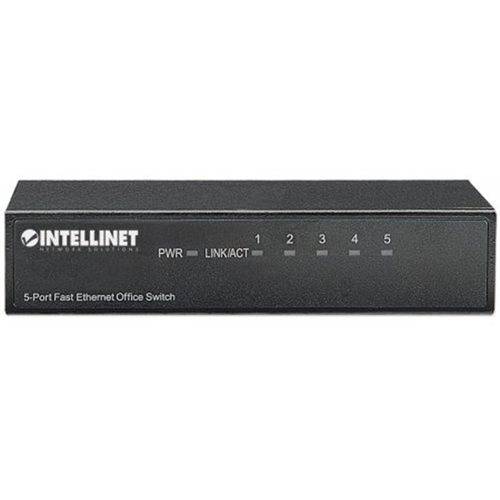 5-Port Fast Ethernet Office Switch Black