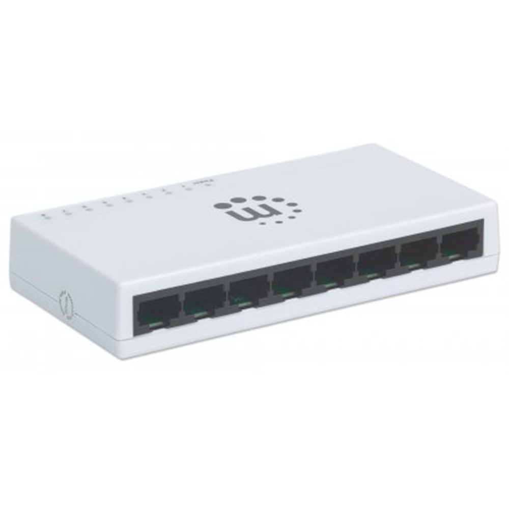 8-Port Fast Ethernet Switch White