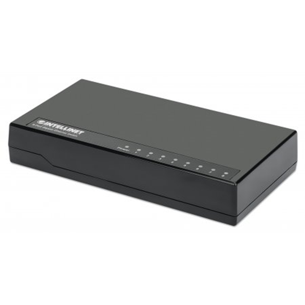 8-Port Gigabit Ethernet Switch Black, 125 (L) x 65 (W) x 22 (H) [mm]