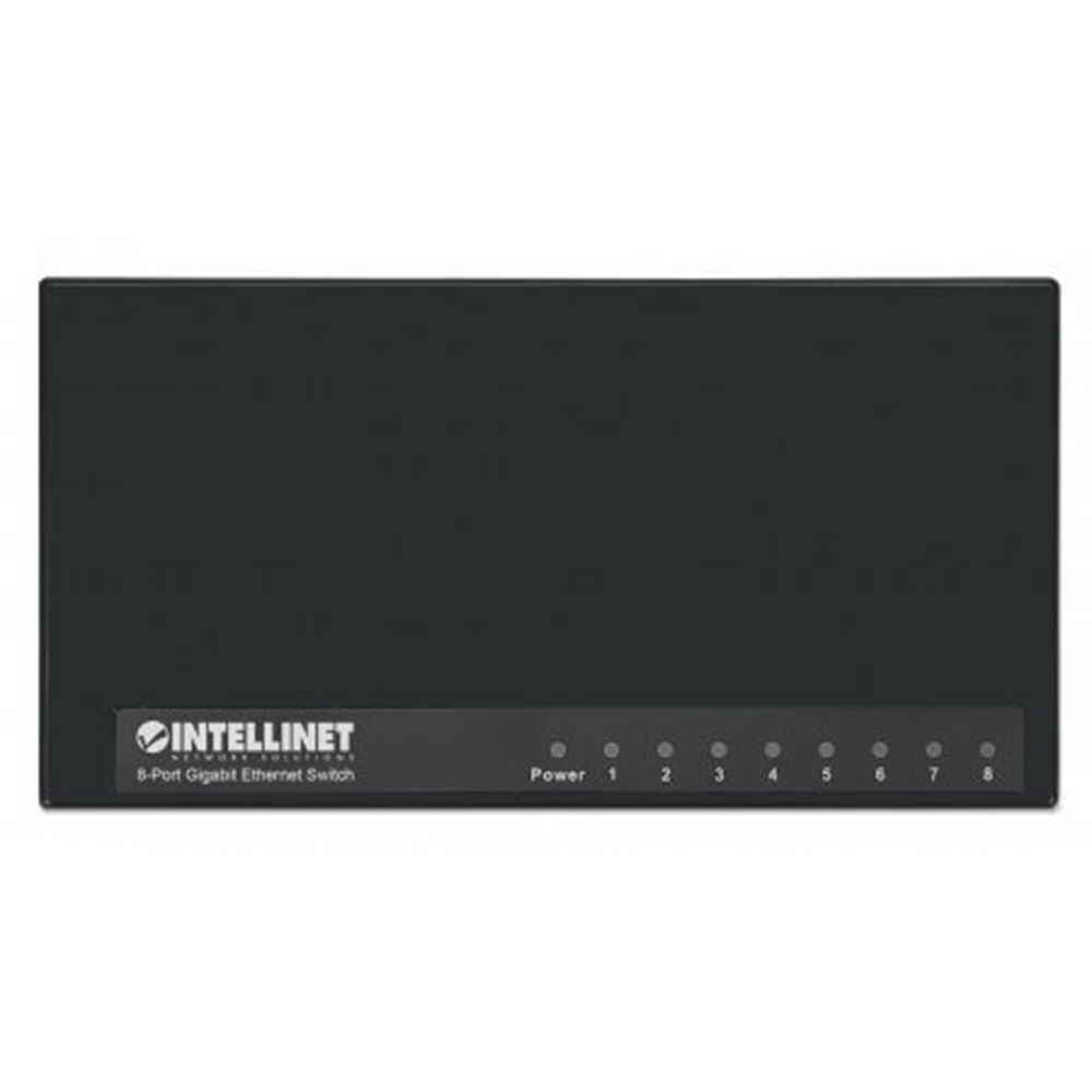 8-Port Gigabit Ethernet Switch Black, 125 (L) x 65 (W) x 22 (H) [mm]
