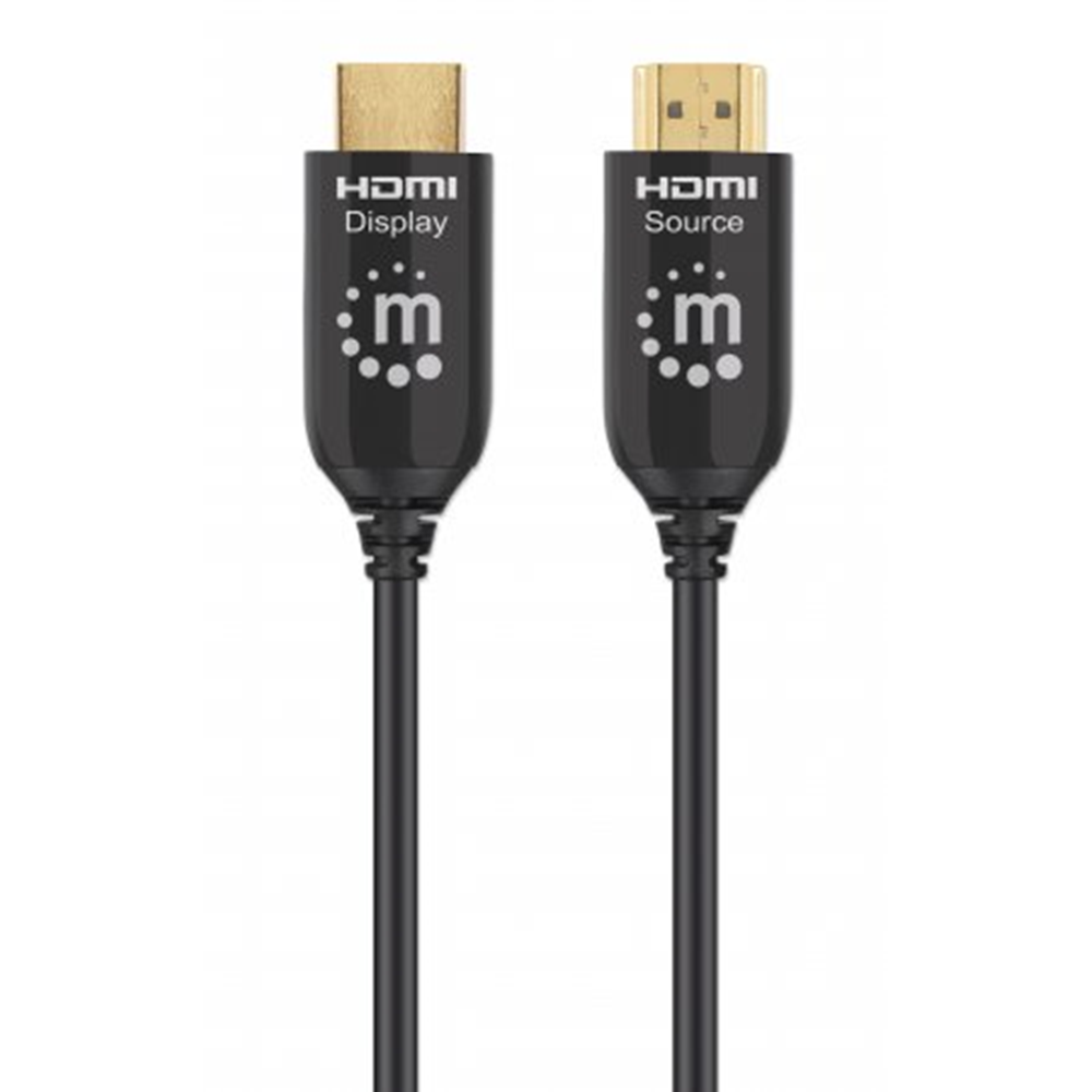 8K@60Hz Certified Ultra High Speed HDMI Active Optical Cable Black, 15 (L) x 0.02 (W) x 0.009 (H) [m]
