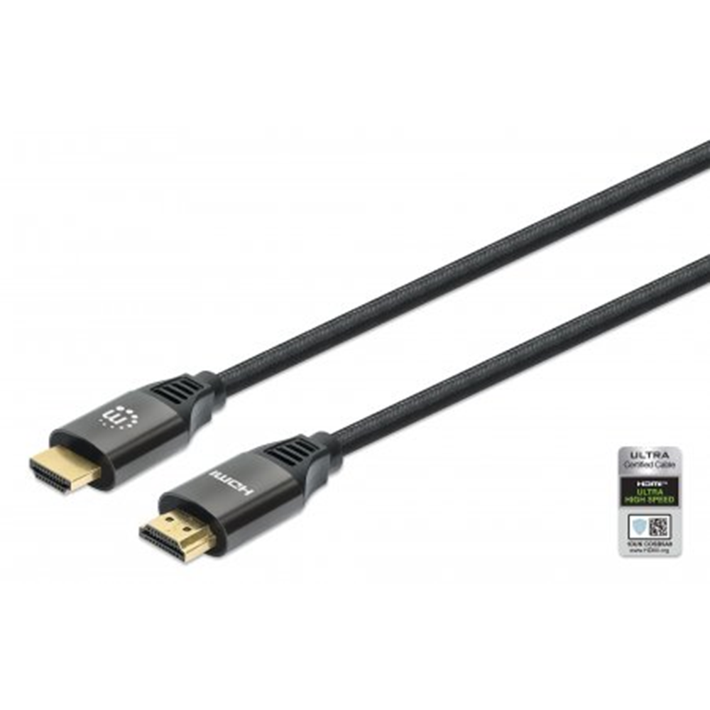 8K@60Hz Certified Ultra High Speed HDMI Cable with Ethernet Black, 1 (L) x 0.02 (W) x 0.01 (H) [m]