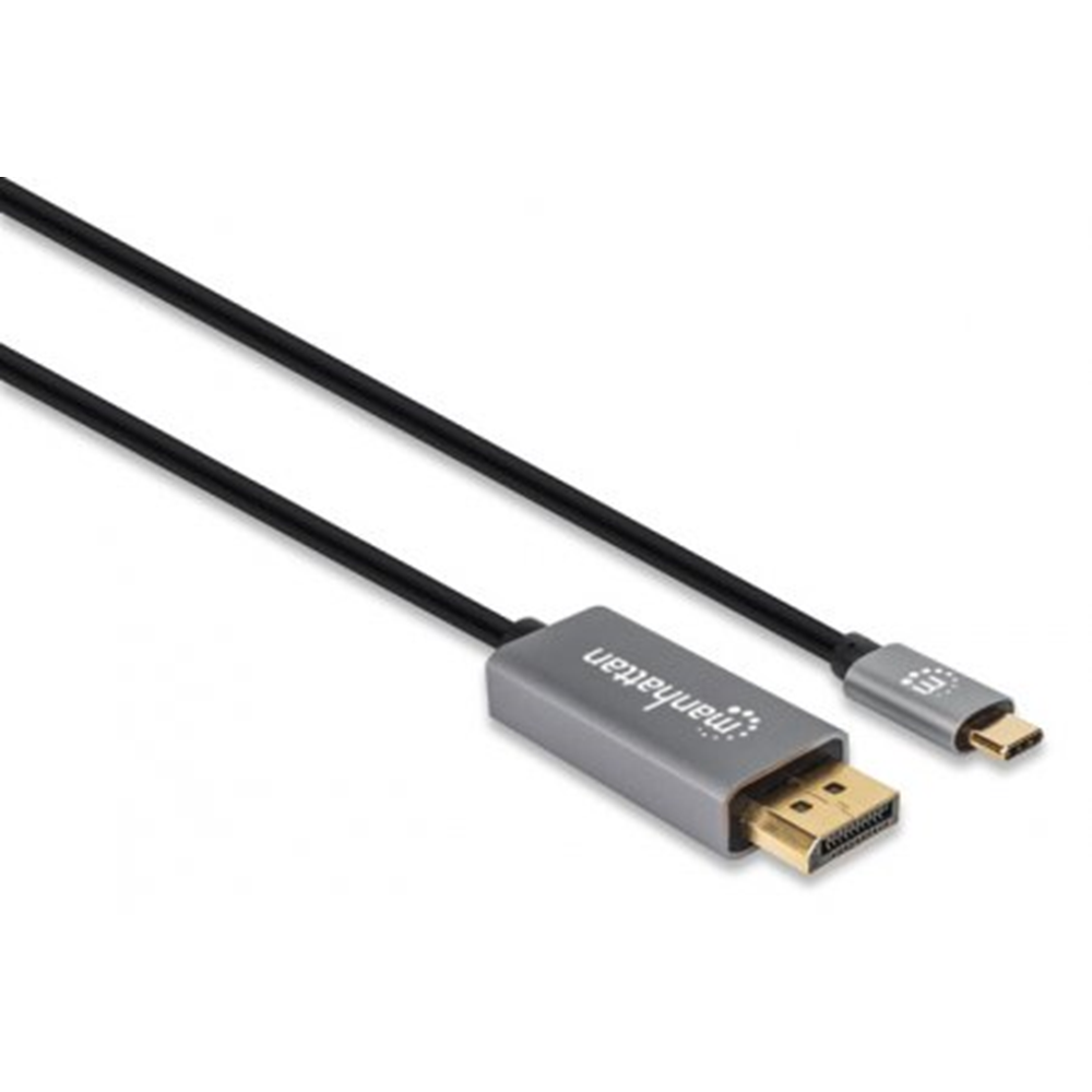 8K@60Hz USB-C to DisplayPort 1.4 Adapter Cable Black, 3000 (L) x 20 (W) x 10 (H) [mm]