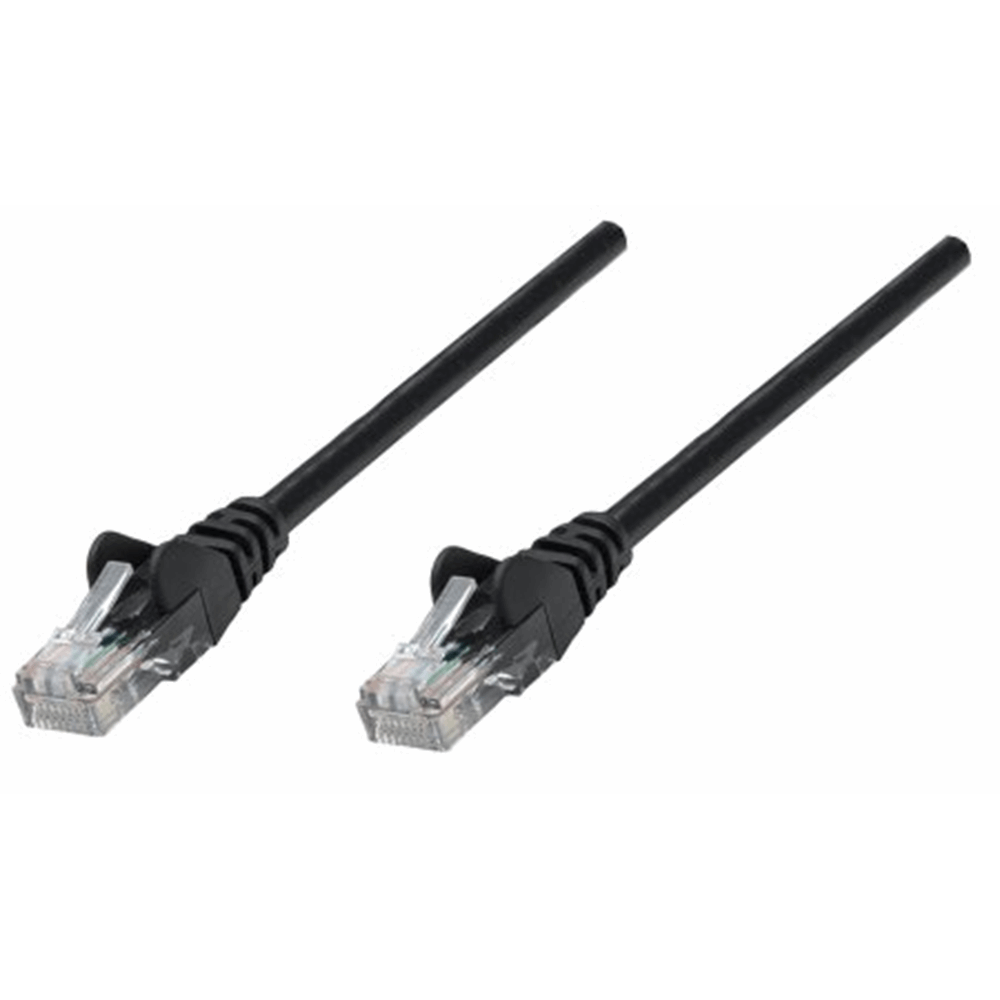 CAT6a S/FTP Network Cable Black, 0.25 m