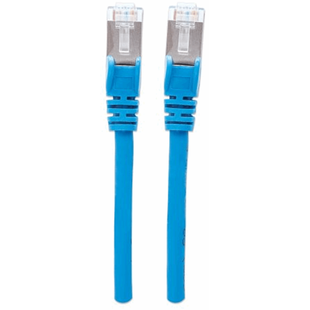 CAT6a S/FTP Network Cable Blue, 0.5 m
